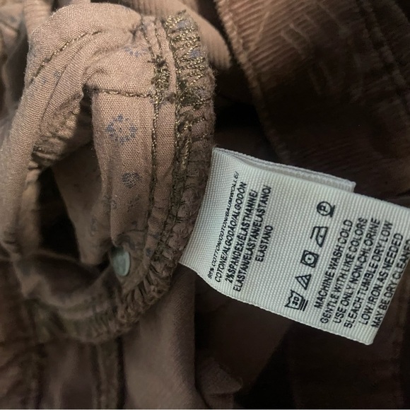 Free People We The Free Chocolate Brown Skinny Corduroy Jeans  26 High Rise - Picture 8 of 8